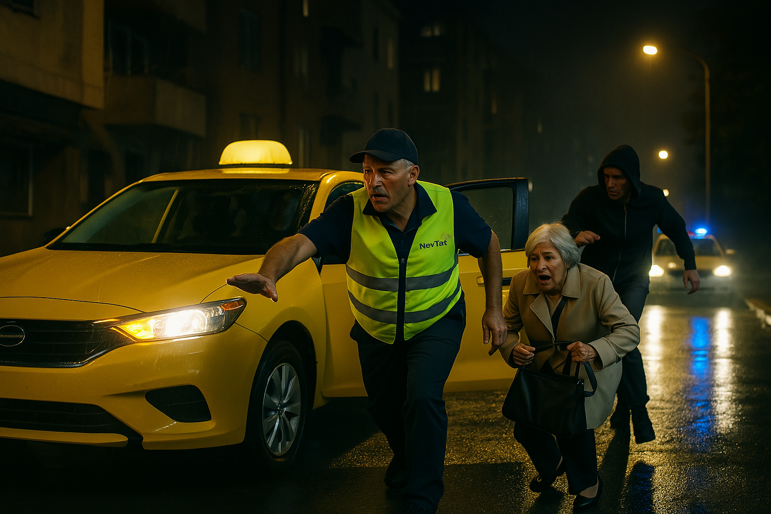 "גיבור על ההגה": נהג מונית מ-NewTaxi מנע שוד של נוסעת מבוגרת