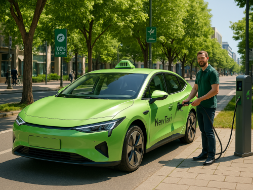 חדש מ-NewTaxi: שירות הסעות ושילוח ידידותי לסביבה באמצעות רכבים חשמליים