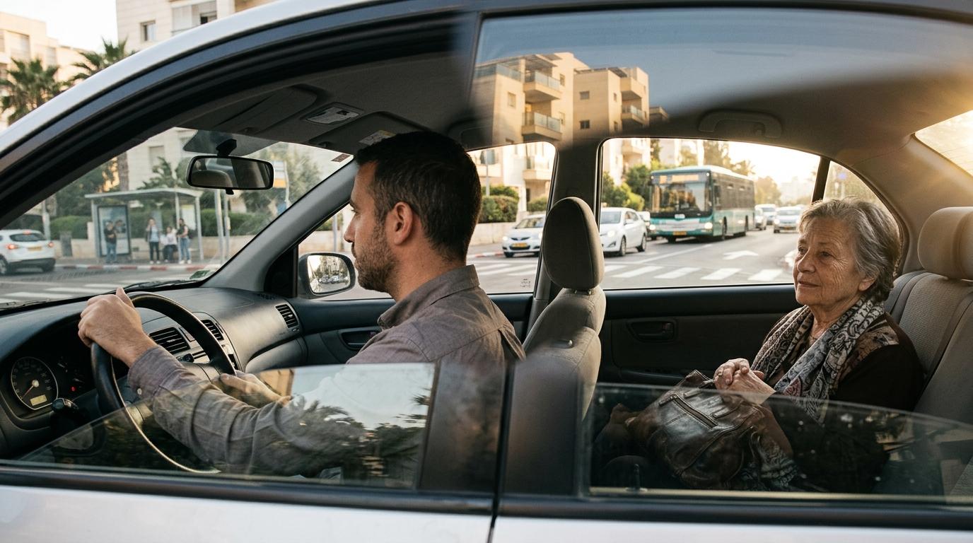 הנסיעה שהתחילה כמו כל בוקר – והפכה לרגע שלא שוכחים