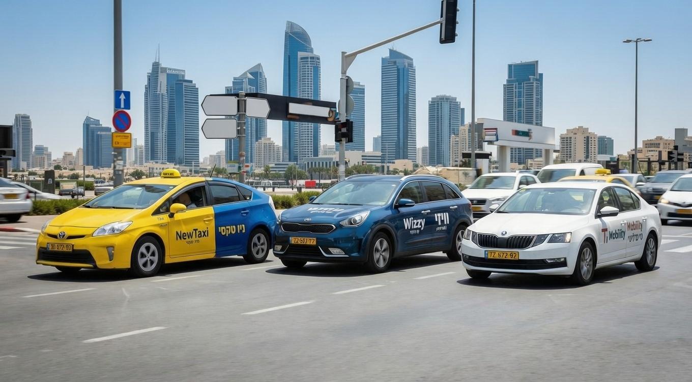 ניוטקסי, ט מוביליטי ו-Wizzy מאחדות כוחות – קרב חדש על עתיד שוק המוניות והרכב השיתופי בישראל